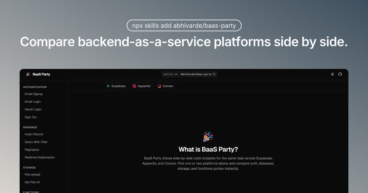 BaaS Party