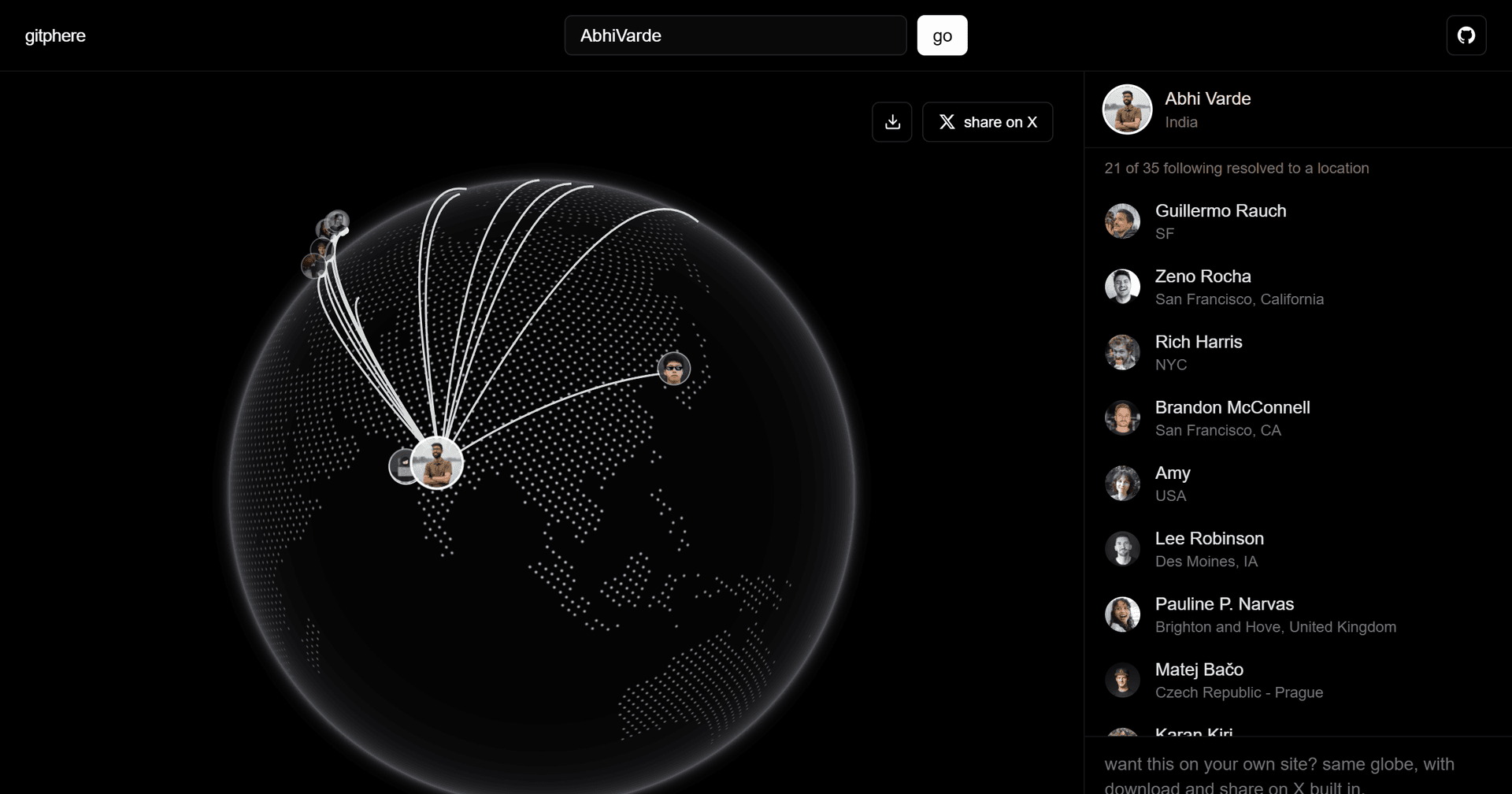 gitphere preview