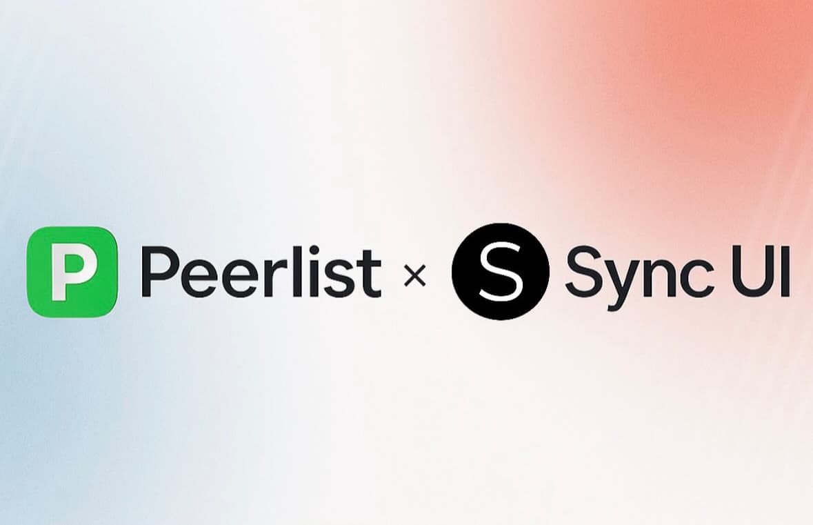 π A Week of Sync UI on Peerlist: From Idea to Top 3 Project π