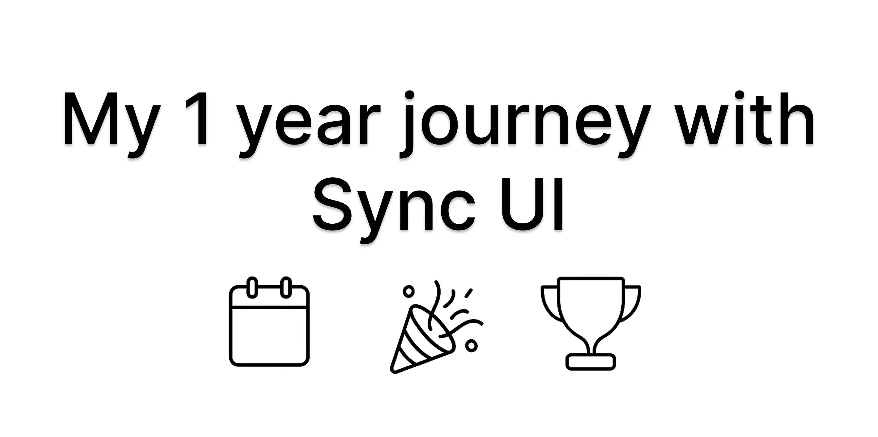 My Sync UI Journey: From Navratri 2024 to Navratri 2025 π